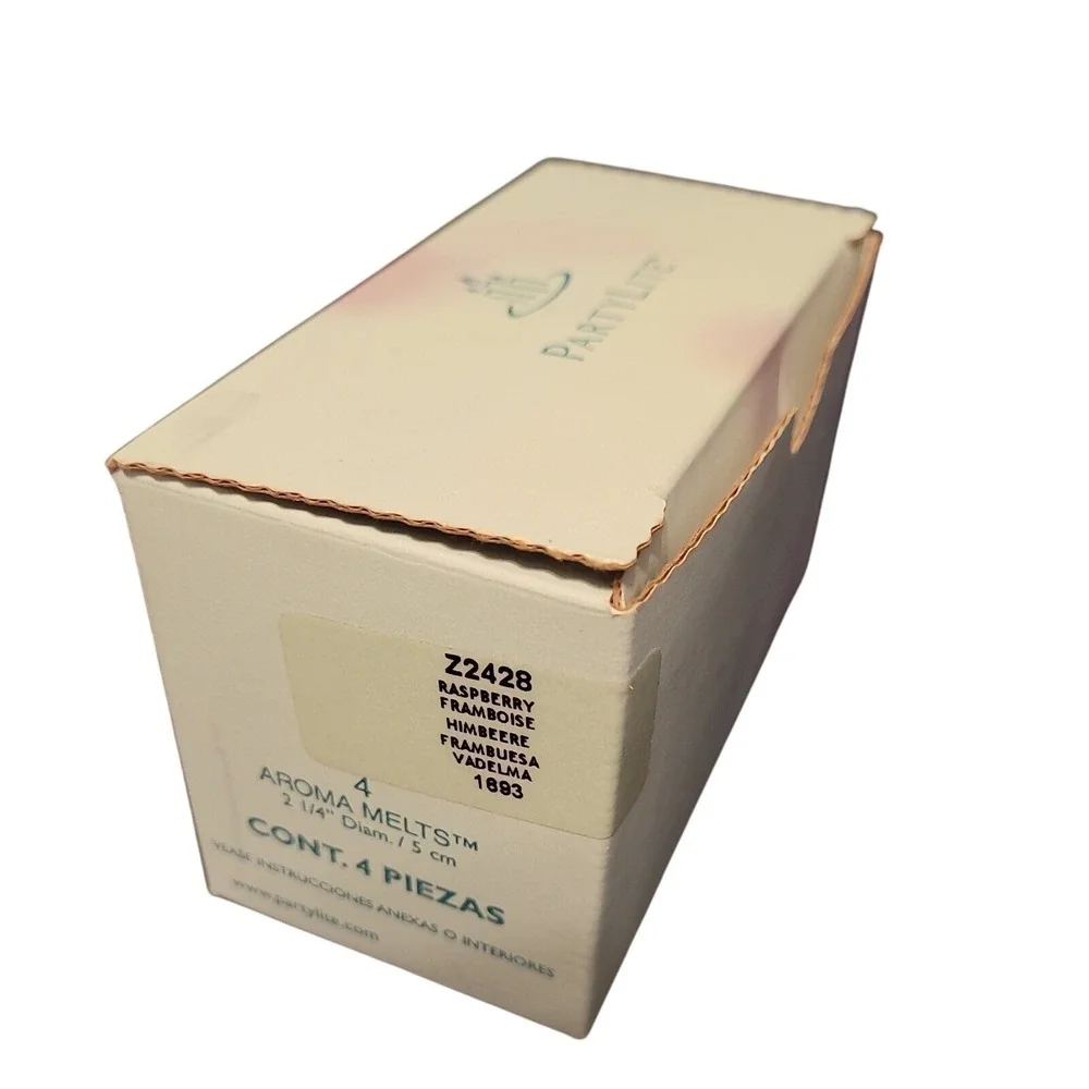 PartyLite Raspberry Aroma Wax Melts Z2428 New In Box - Picture 2 of 7